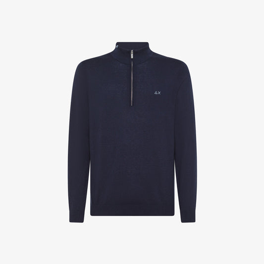 HALF ZIP SOLID